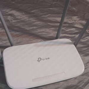 TP-Link White and Gray Wireless Router